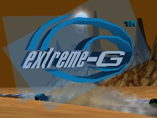 Extreme-G (Japan) Title Screen